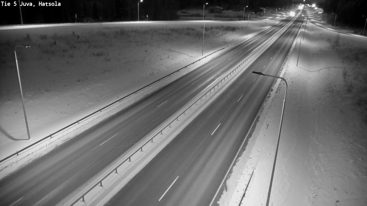 Weather Camera Image Väg 5 Juva, Hatsola, Juva, Etelä-Savo