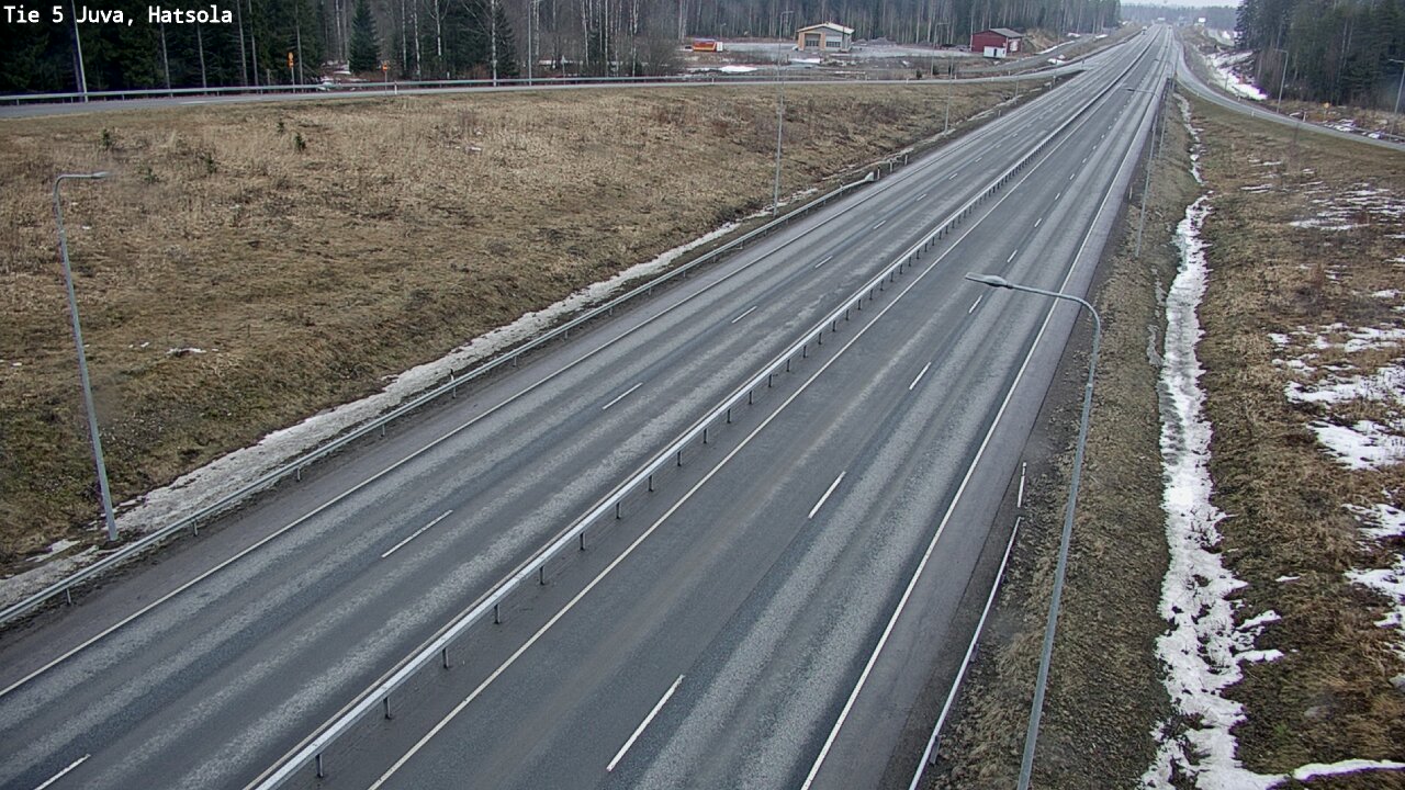 Weather Camera Image Road 5 Juva, Hatsola, Juva, Etelä-Savo