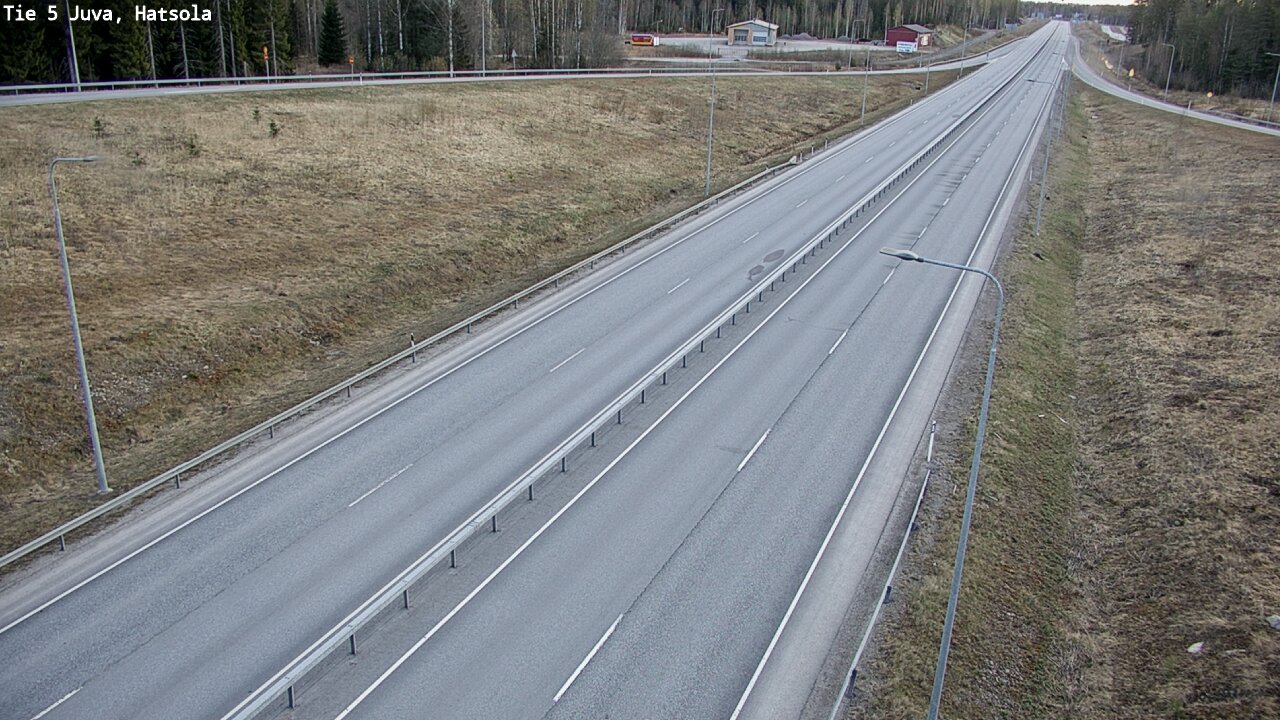 Weather Camera Image Road 5 Juva, Hatsola, Juva, Etelä-Savo