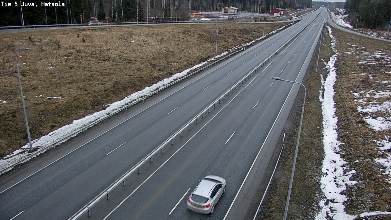 Weather Camera Image Road 5 Juva, Hatsola, Juva, Etelä-Savo