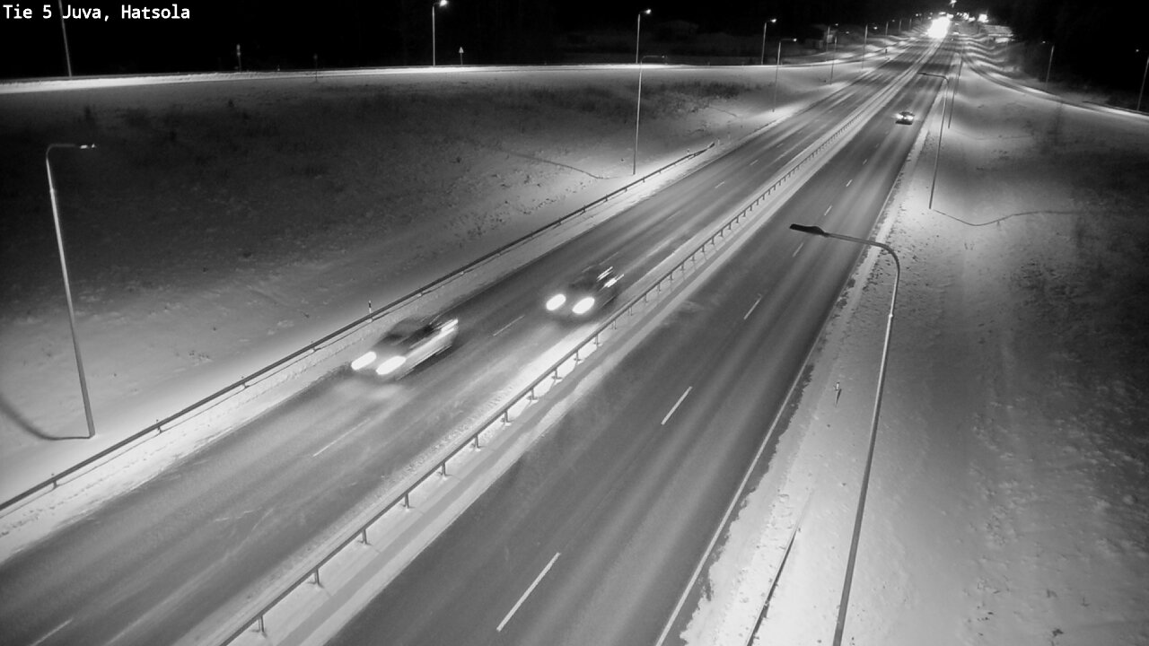 Weather Camera Image Väg 5 Juva, Hatsola, Juva, Etelä-Savo