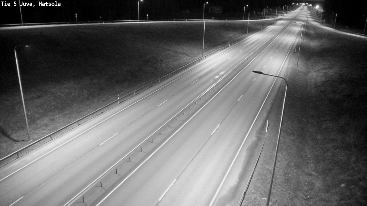 Weather Camera Image Väg 5 Juva, Hatsola, Juva, Etelä-Savo