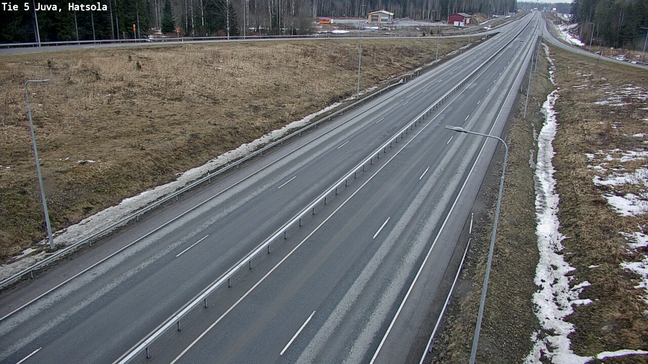 Weather Camera Image Road 5 Juva, Hatsola, Juva, Etelä-Savo