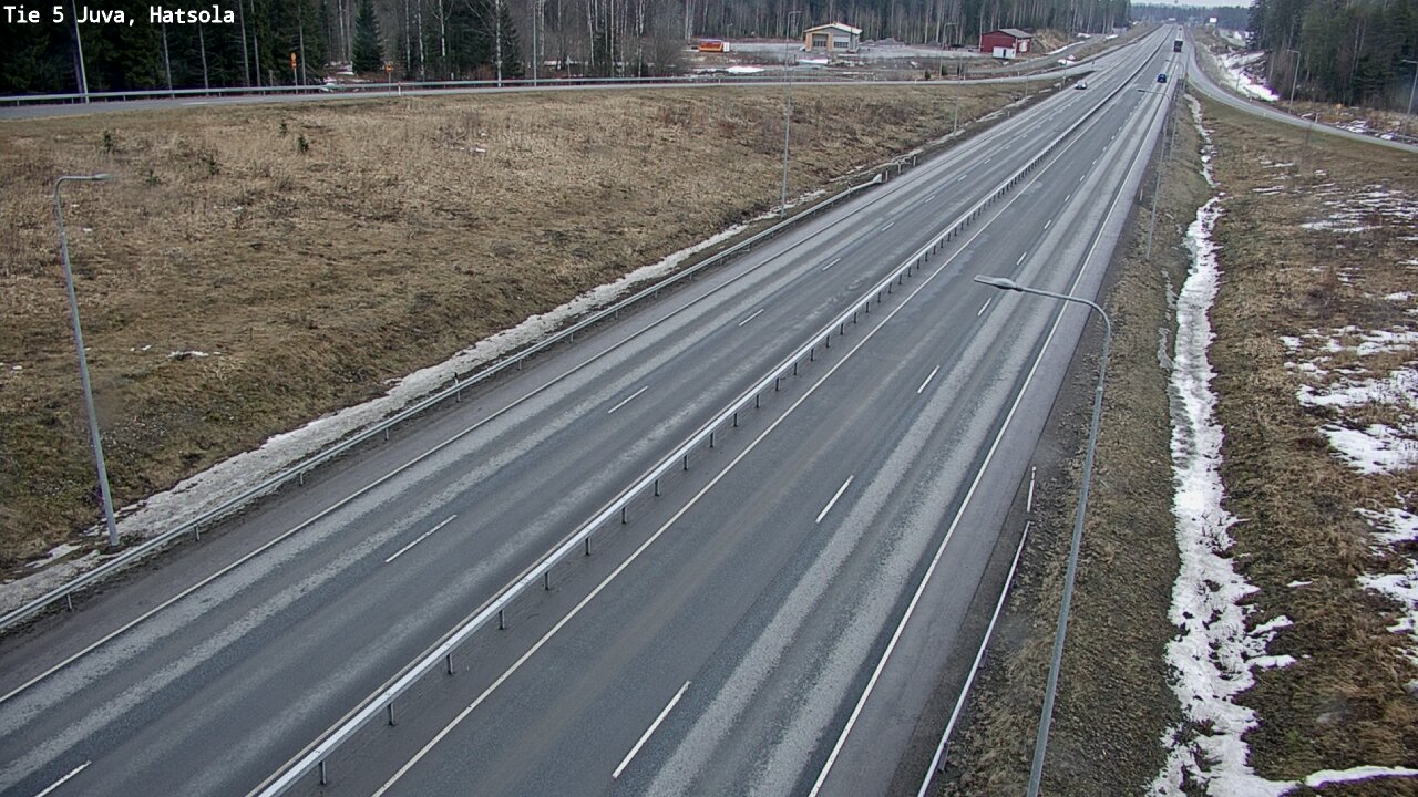 Weather Camera Image Road 5 Juva, Hatsola, Juva, Etelä-Savo