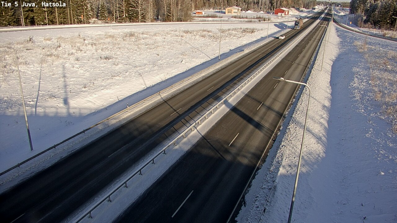 Weather Camera Image Road 5 Juva, Hatsola, Juva, Etelä-Savo