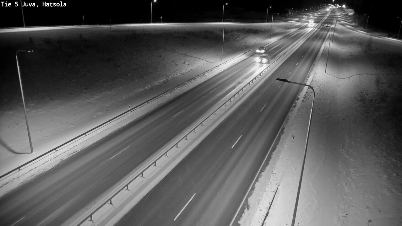 Weather Camera Image Väg 5 Juva, Hatsola, Juva, Etelä-Savo