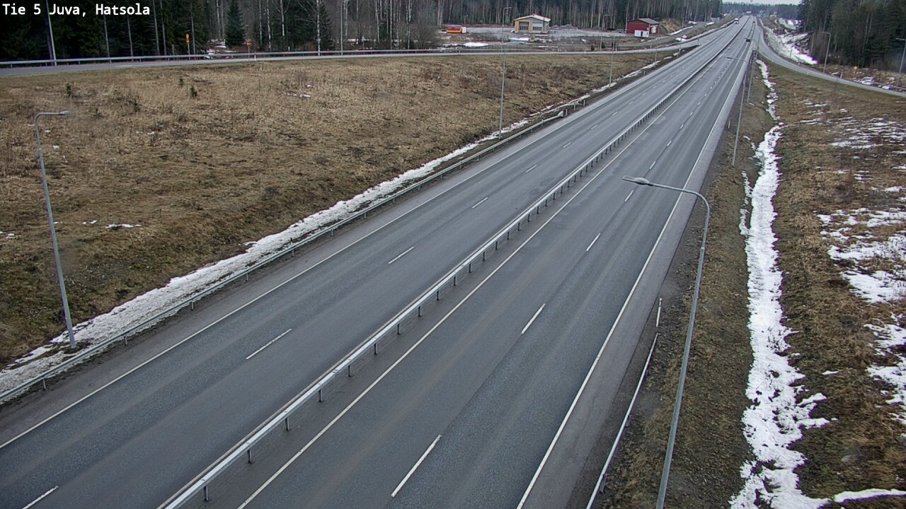 Weather Camera Image Road 5 Juva, Hatsola, Juva, Etelä-Savo