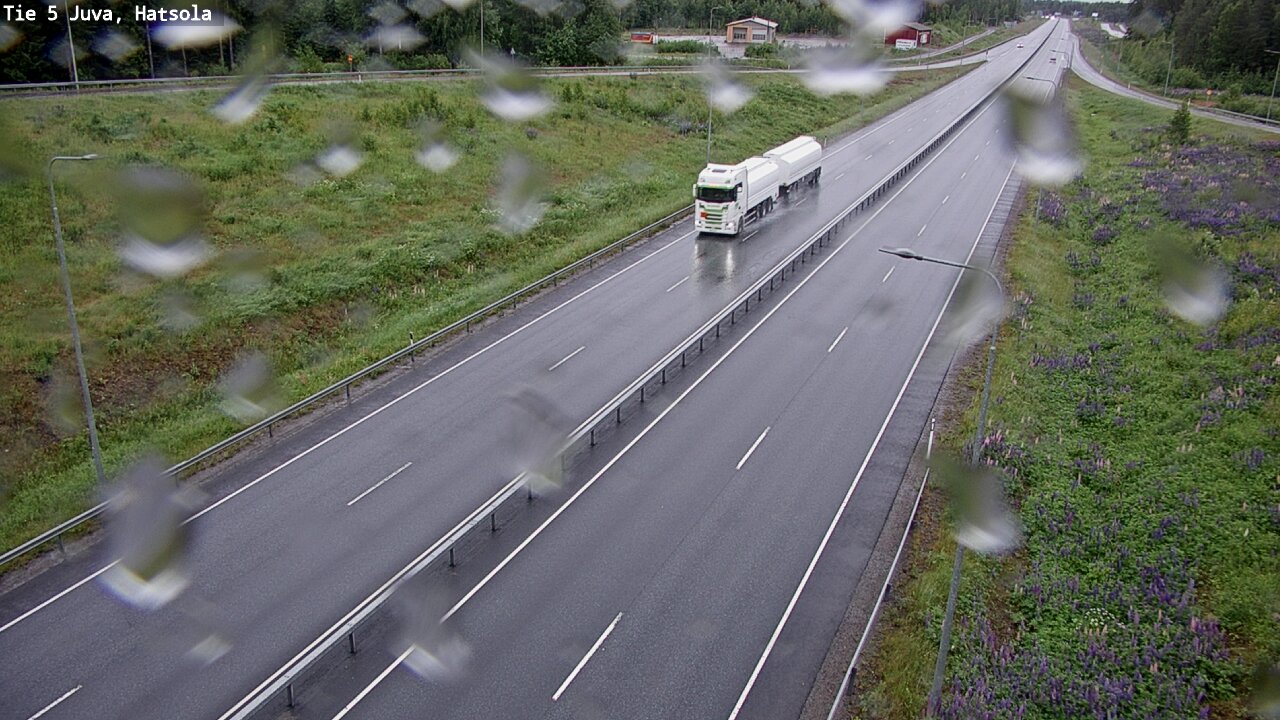 Weather Camera Image Road 5 Juva, Hatsola, Juva, Etelä-Savo
