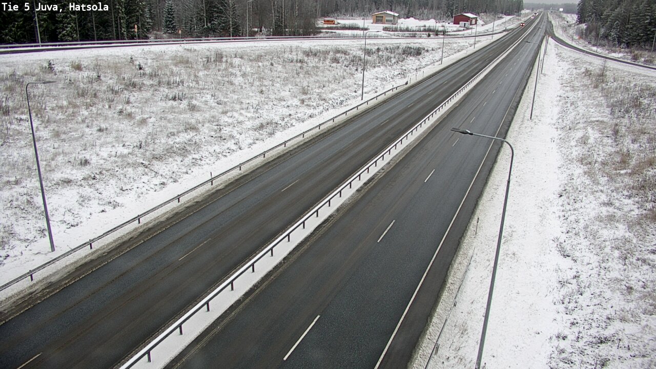Weather Camera Image Väg 5 Juva, Hatsola, Juva, Etelä-Savo