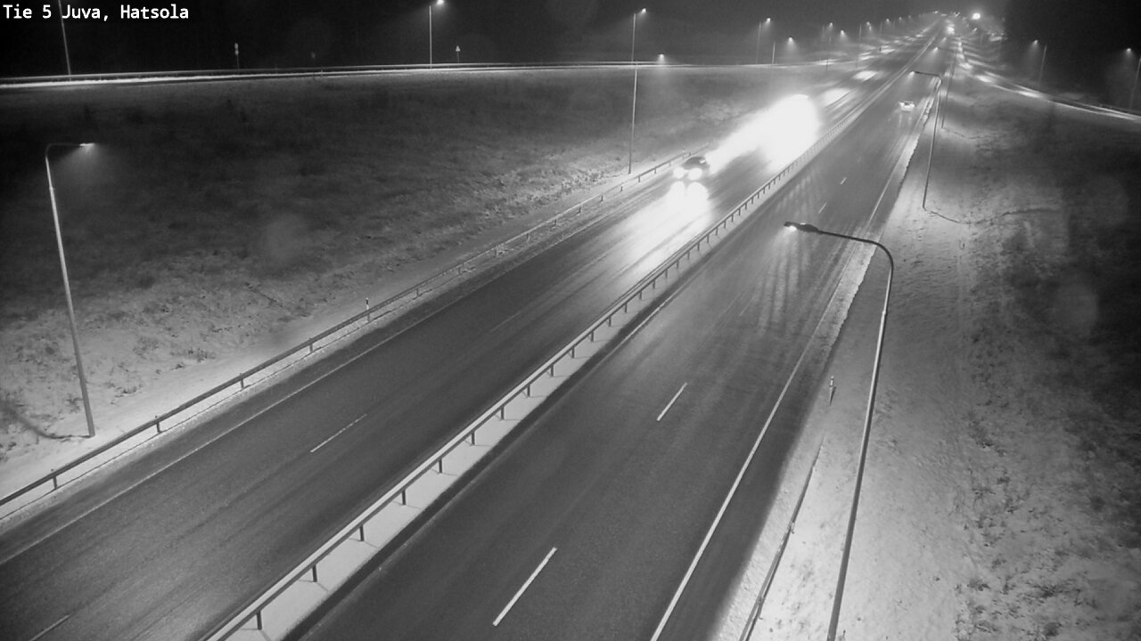Weather Camera Image Väg 5 Juva, Hatsola, Juva, Etelä-Savo