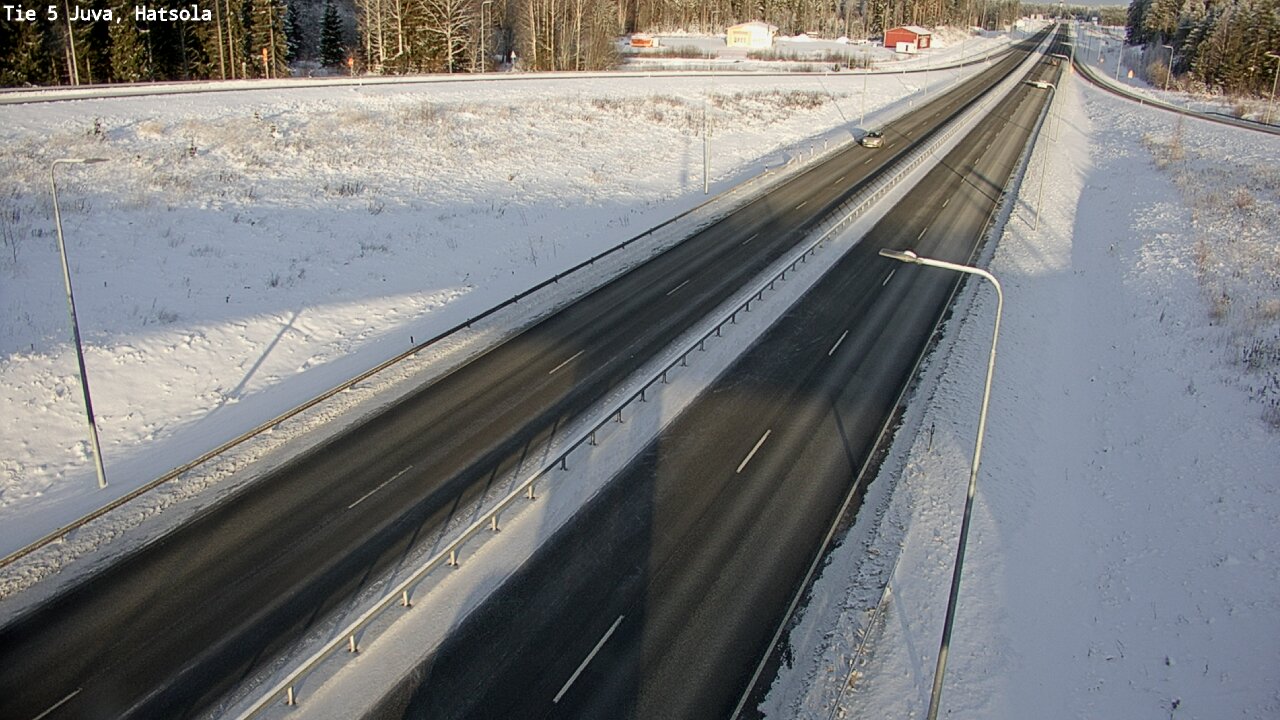Weather Camera Image Road 5 Juva, Hatsola, Juva, Etelä-Savo