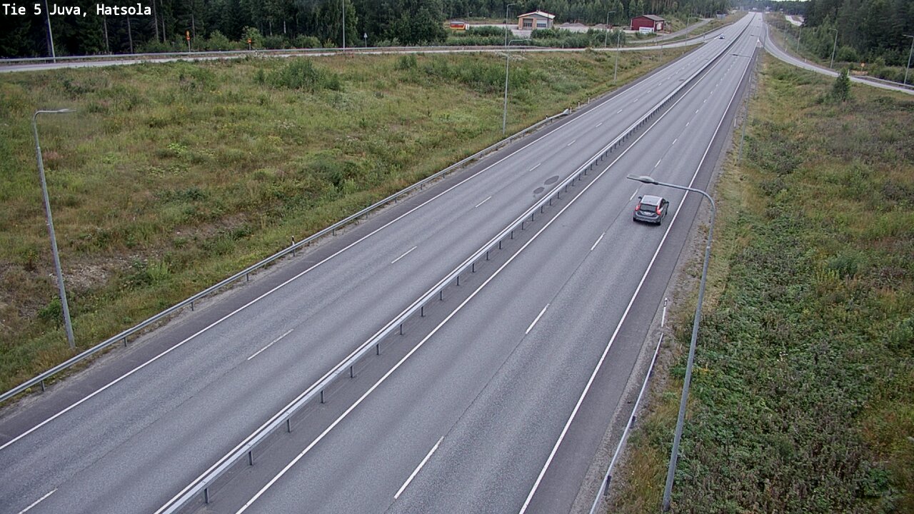 Weather Camera Image Väg 5 Juva, Hatsola, Juva, Etelä-Savo