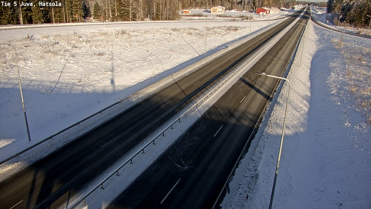 Weather Camera Image Road 5 Juva, Hatsola, Juva, Etelä-Savo