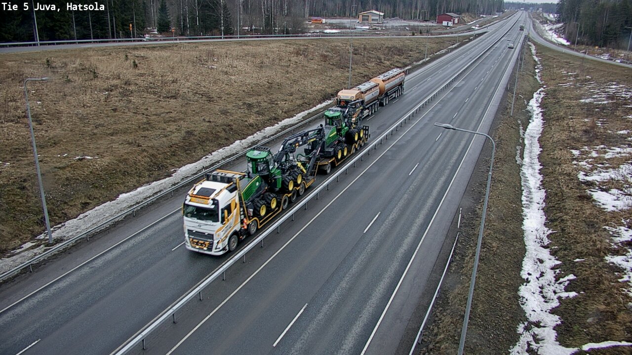 Weather Camera Image Road 5 Juva, Hatsola, Juva, Etelä-Savo