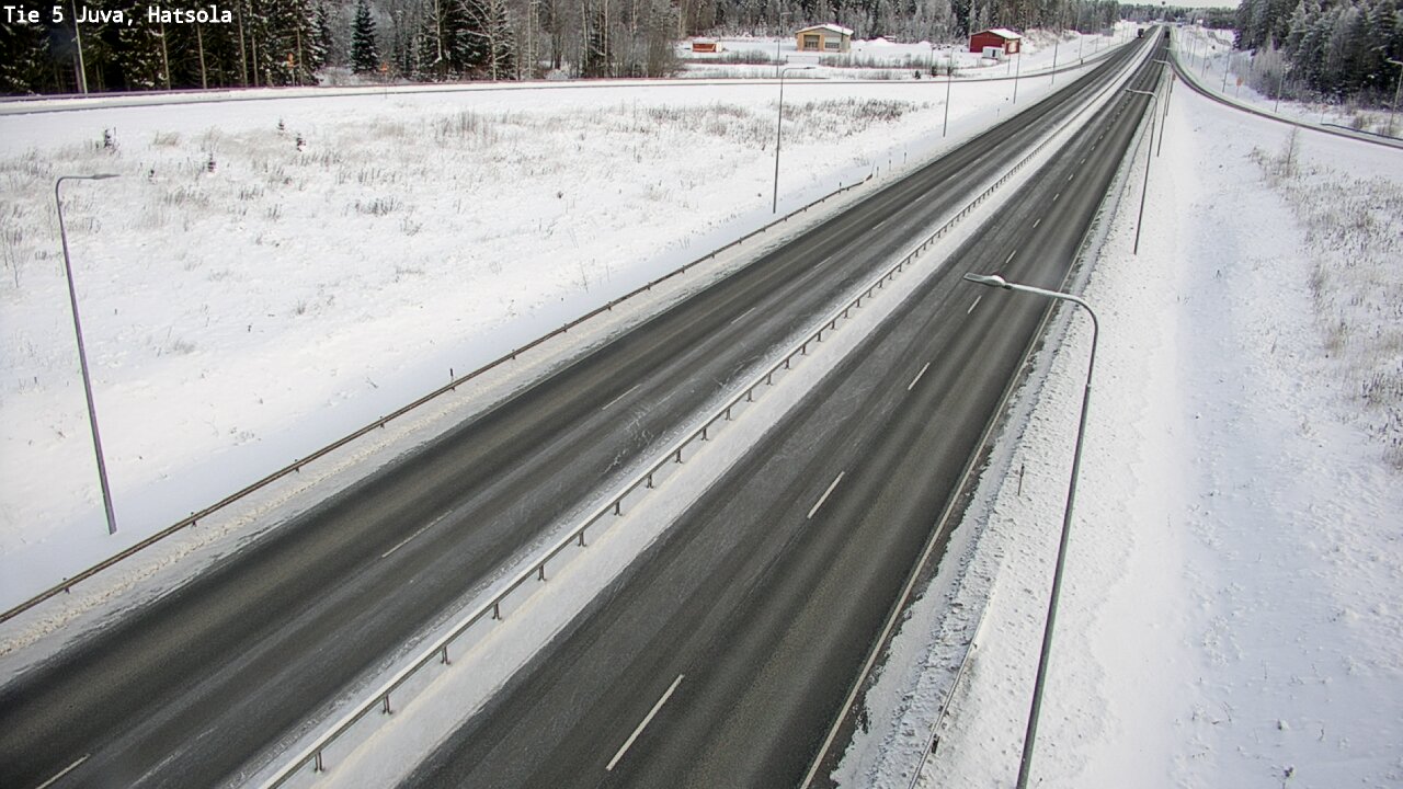Weather Camera Image Road 5 Juva, Hatsola, Juva, Etelä-Savo