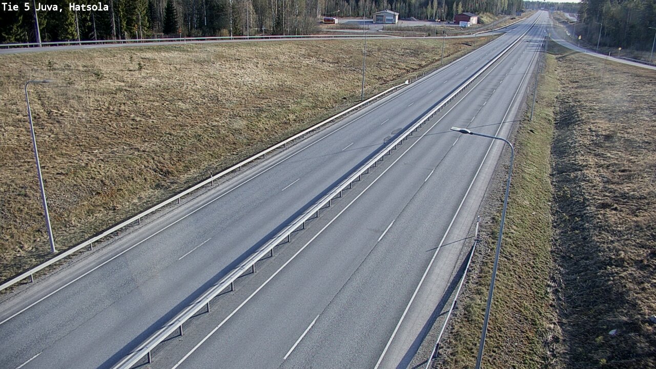 Weather Camera Image Road 5 Juva, Hatsola, Juva, Etelä-Savo