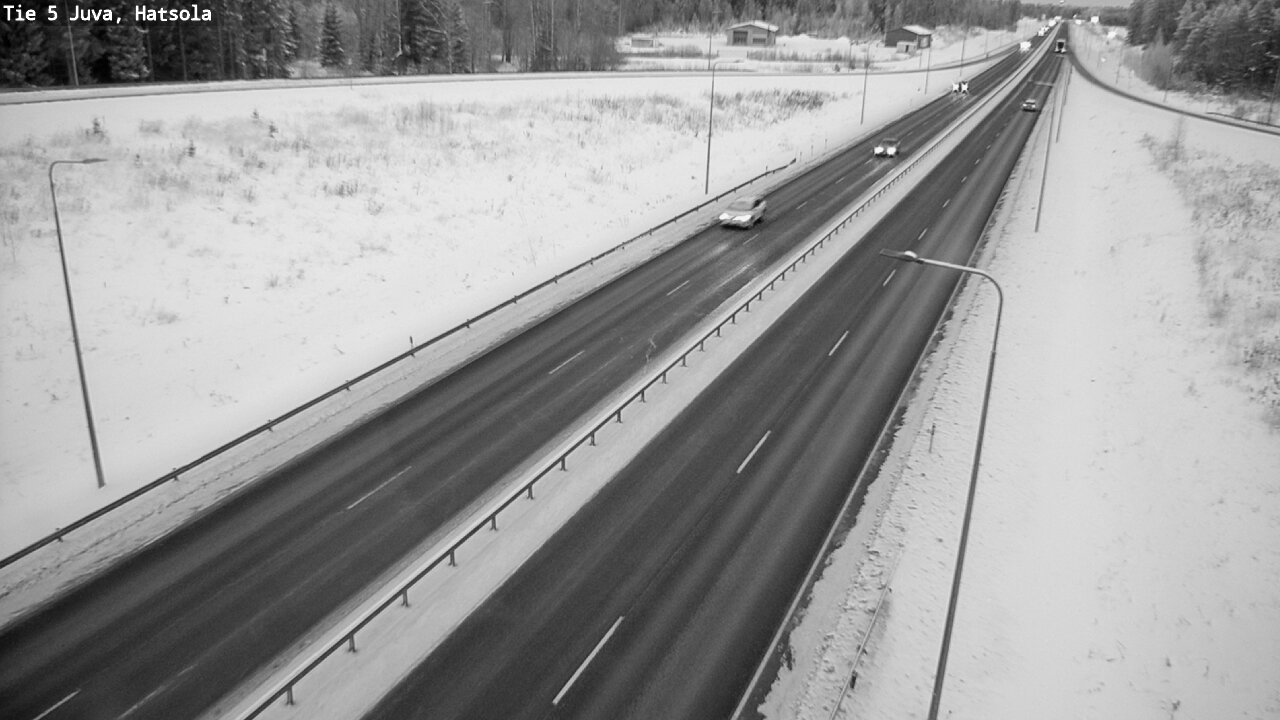 Weather Camera Image Väg 5 Juva, Hatsola, Juva, Etelä-Savo
