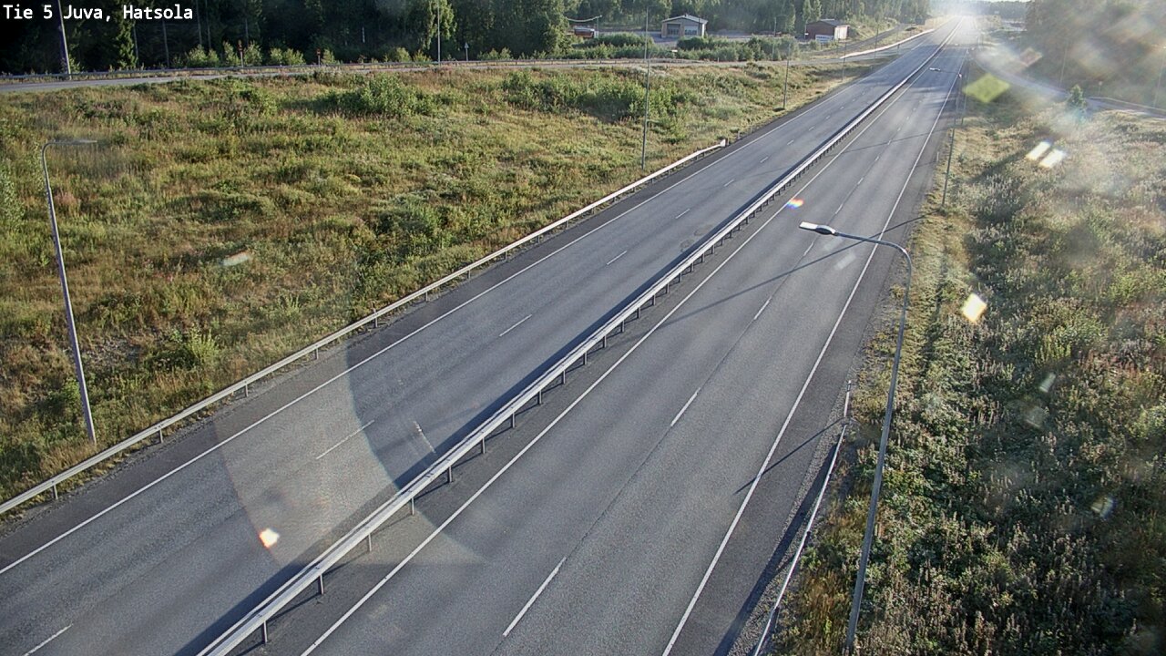 Weather Camera Image Väg 5 Juva, Hatsola, Juva, Etelä-Savo