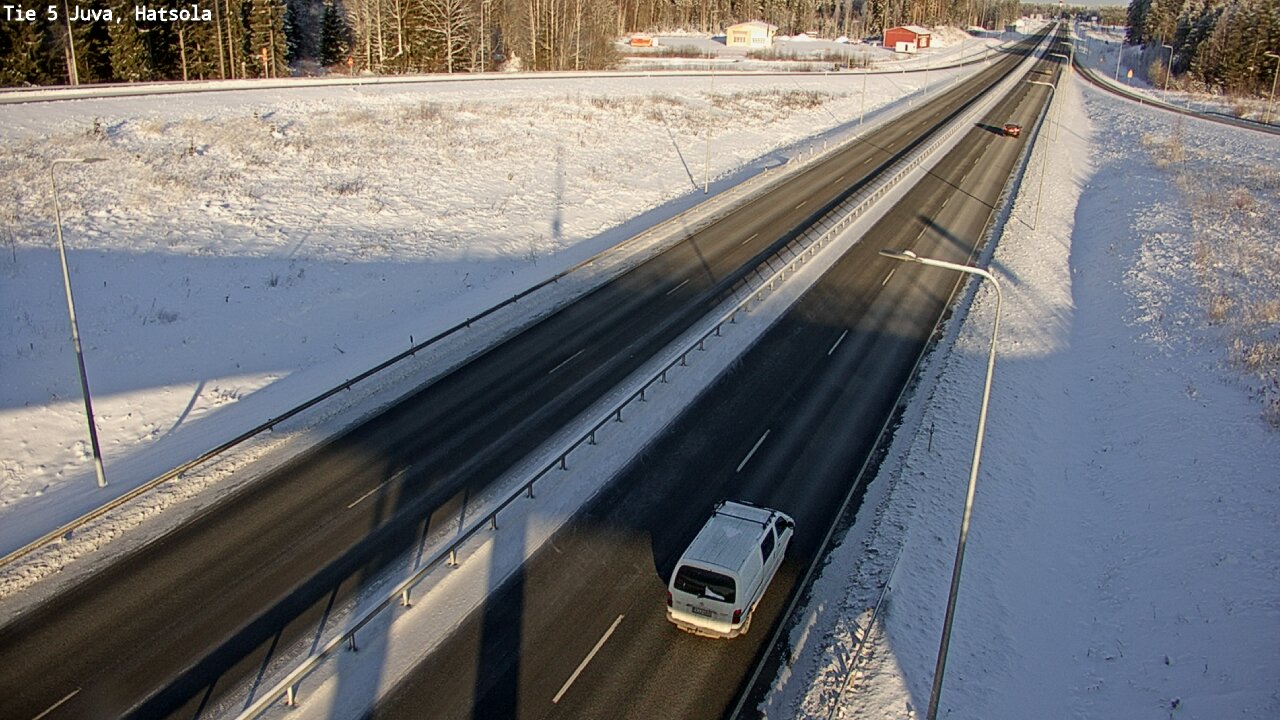 Weather Camera Image Road 5 Juva, Hatsola, Juva, Etelä-Savo