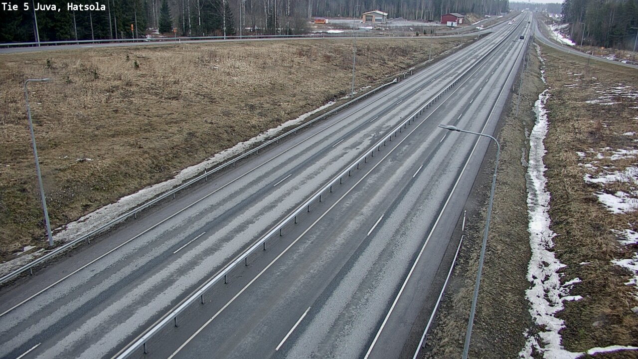 Weather Camera Image Road 5 Juva, Hatsola, Juva, Etelä-Savo