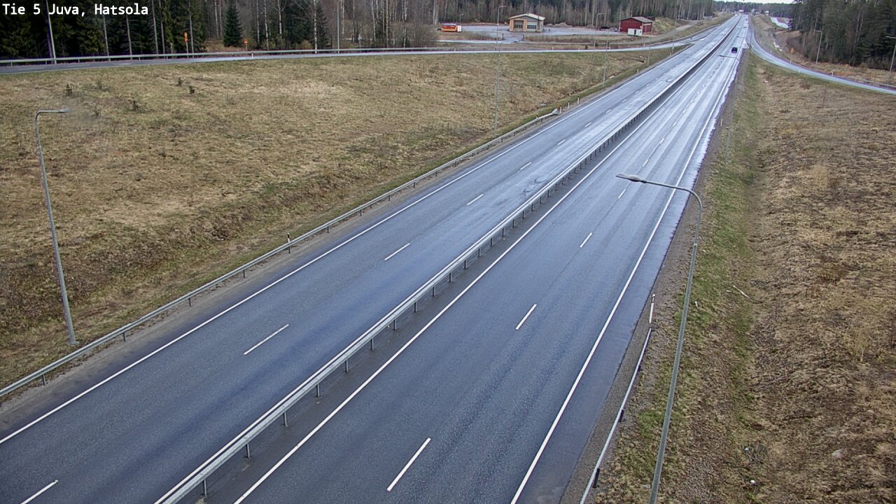 Weather Camera Image Väg 5 Juva, Hatsola, Juva, Etelä-Savo