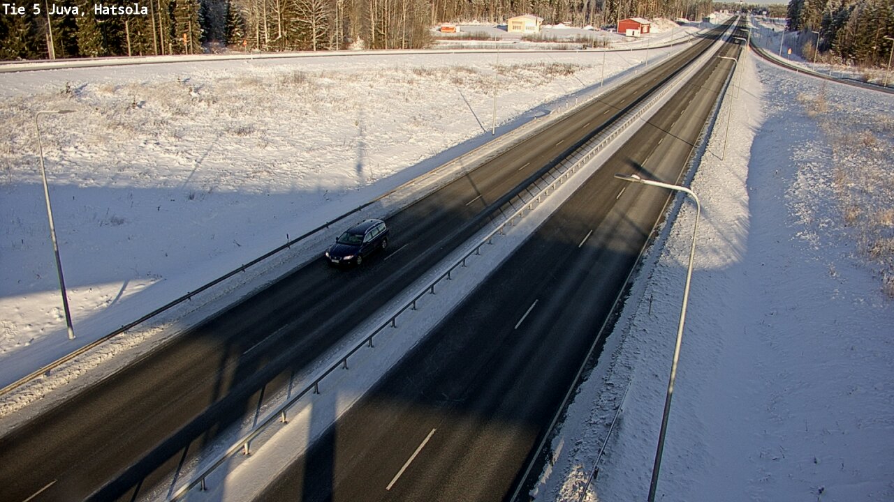 Weather Camera Image Road 5 Juva, Hatsola, Juva, Etelä-Savo