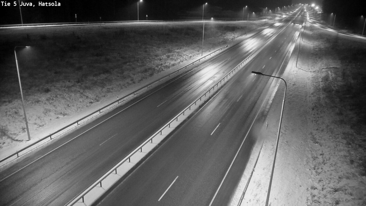 Weather Camera Image Väg 5 Juva, Hatsola, Juva, Etelä-Savo