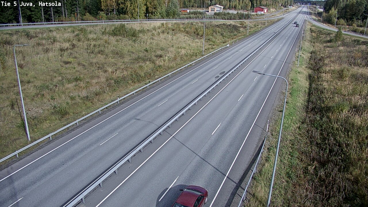 Weather Camera Image Väg 5 Juva, Hatsola, Juva, Etelä-Savo
