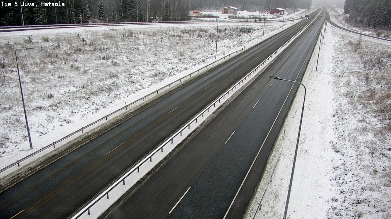 Weather Camera Image Väg 5 Juva, Hatsola, Juva, Etelä-Savo