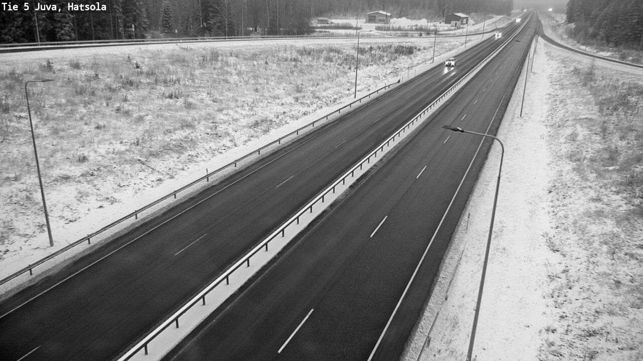 Weather Camera Image Väg 5 Juva, Hatsola, Juva, Etelä-Savo