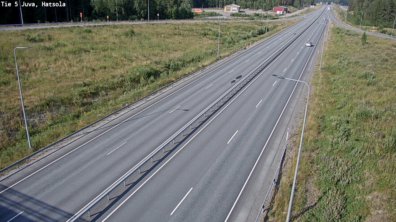 Weather Camera Image Väg 5 Juva, Hatsola, Juva, Etelä-Savo