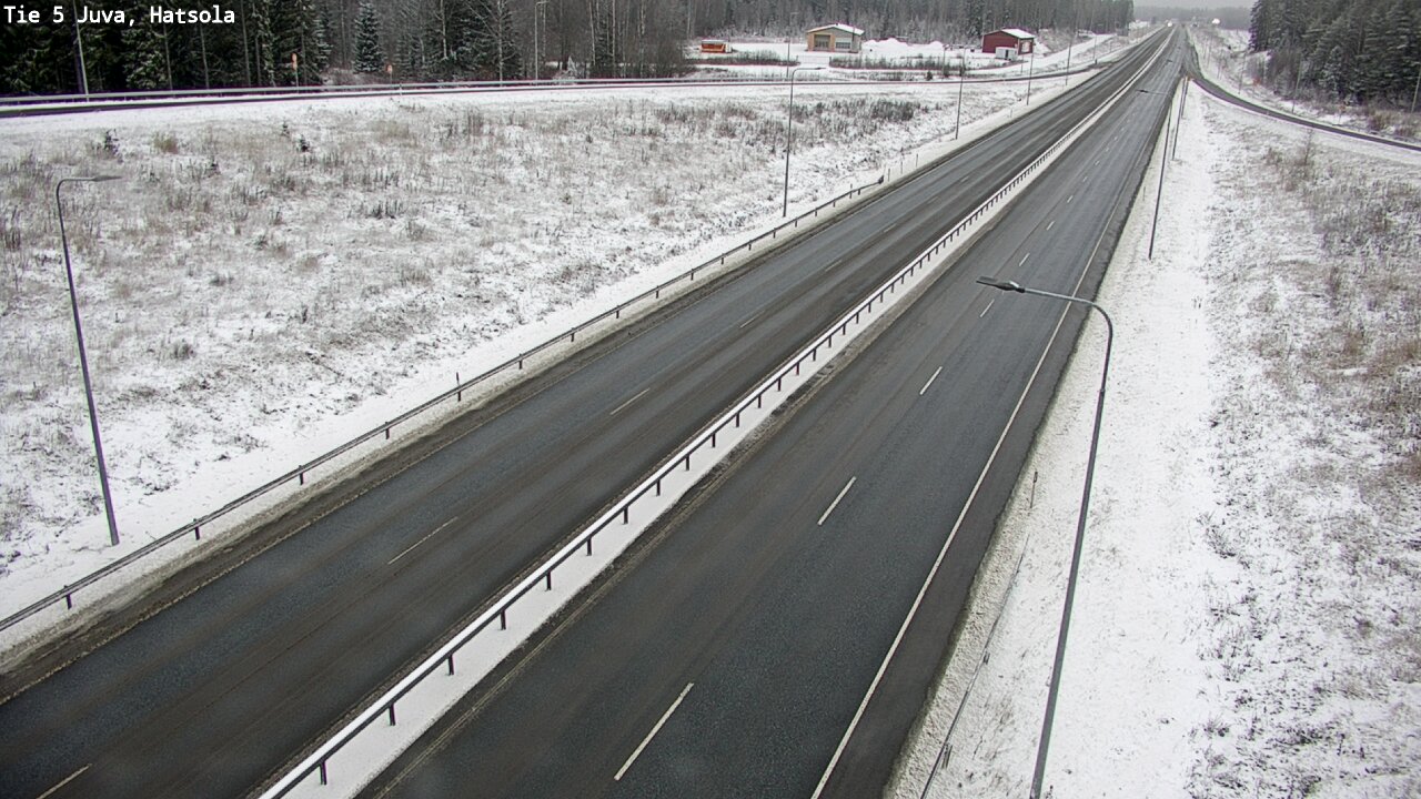 Weather Camera Image Väg 5 Juva, Hatsola, Juva, Etelä-Savo
