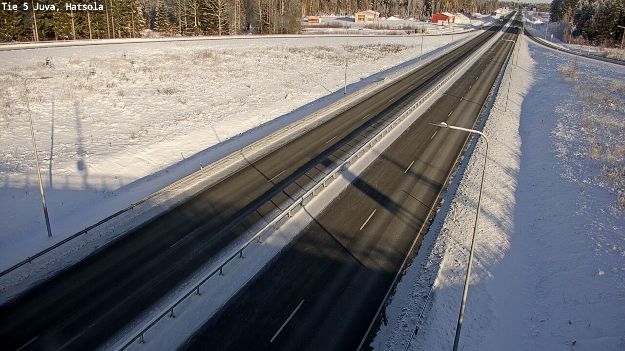 Weather Camera Image Road 5 Juva, Hatsola, Juva, Etelä-Savo