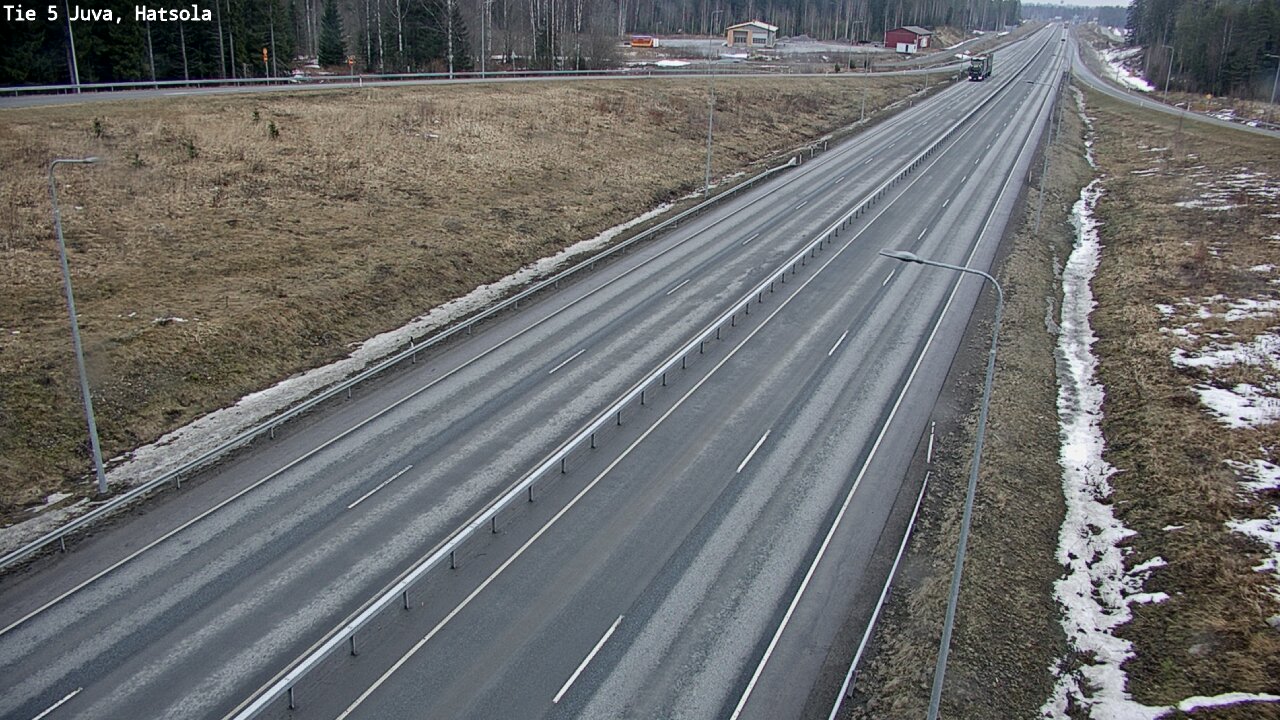 Weather Camera Image Road 5 Juva, Hatsola, Juva, Etelä-Savo