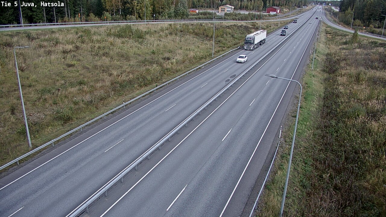 Weather Camera Image Road 5 Juva, Hatsola, Juva, Etelä-Savo