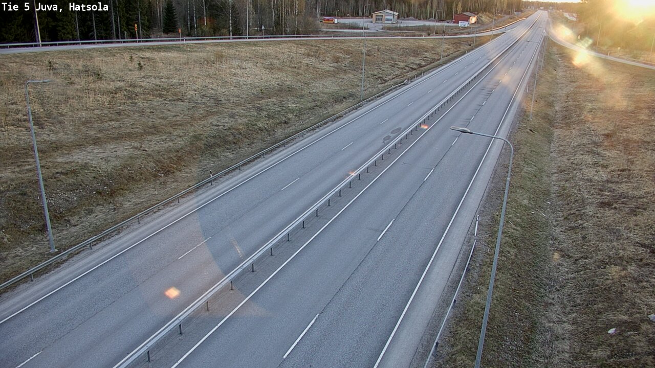 Weather Camera Image Road 5 Juva, Hatsola, Juva, Etelä-Savo