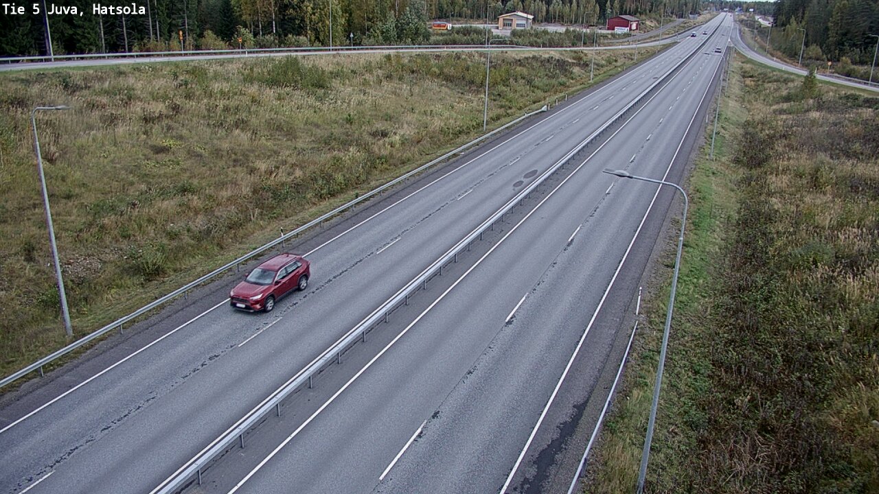 Weather Camera Image Väg 5 Juva, Hatsola, Juva, Etelä-Savo