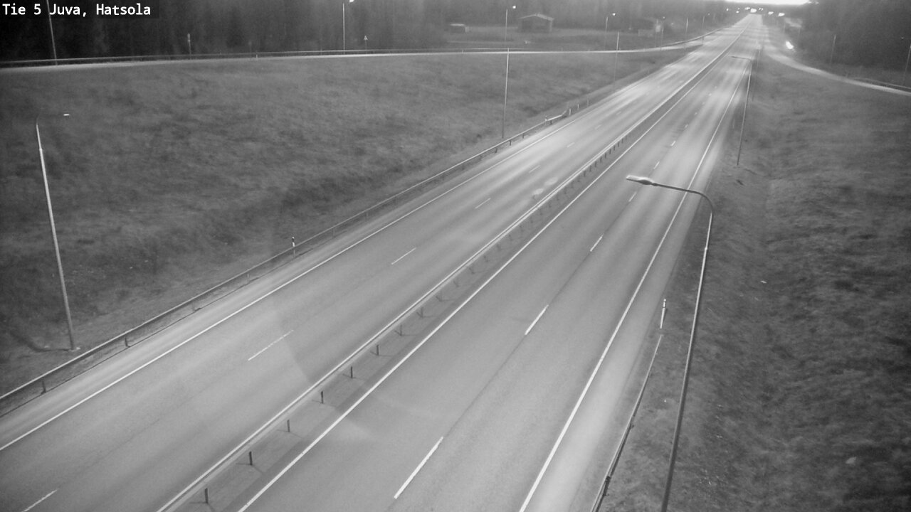 Weather Camera Image Road 5 Juva, Hatsola, Juva, Etelä-Savo