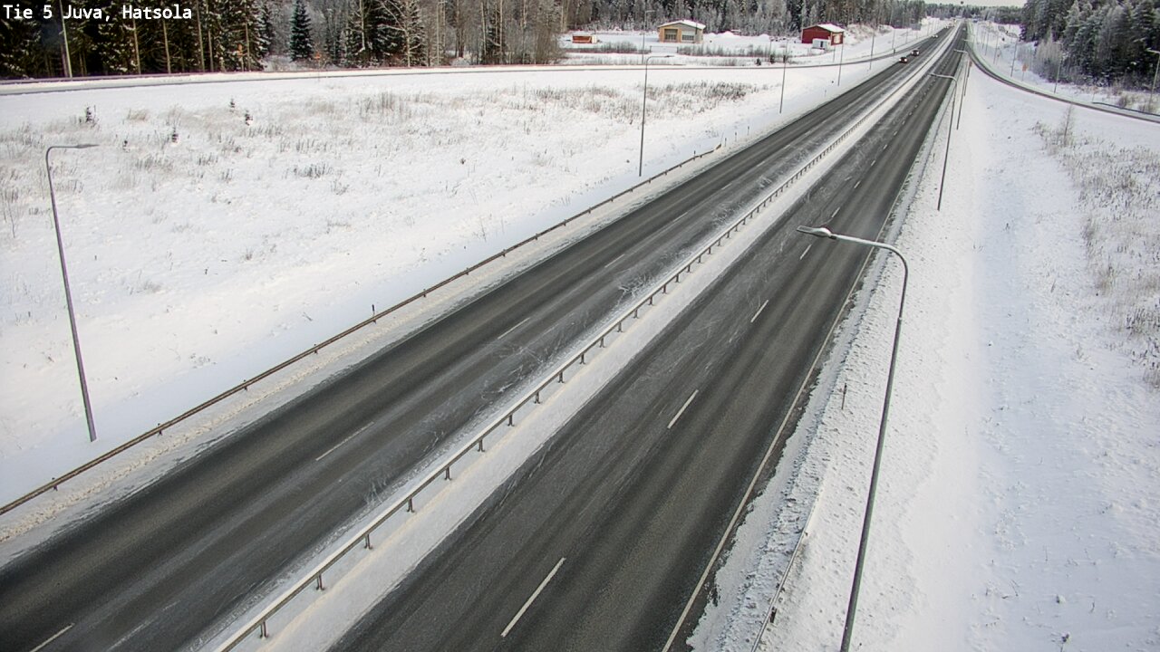 Weather Camera Image Road 5 Juva, Hatsola, Juva, Etelä-Savo