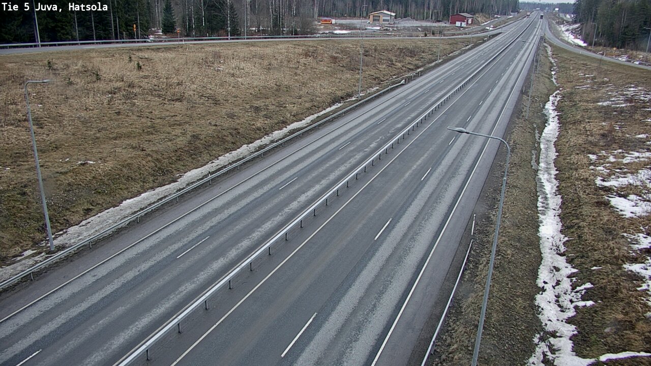 Weather Camera Image Road 5 Juva, Hatsola, Juva, Etelä-Savo