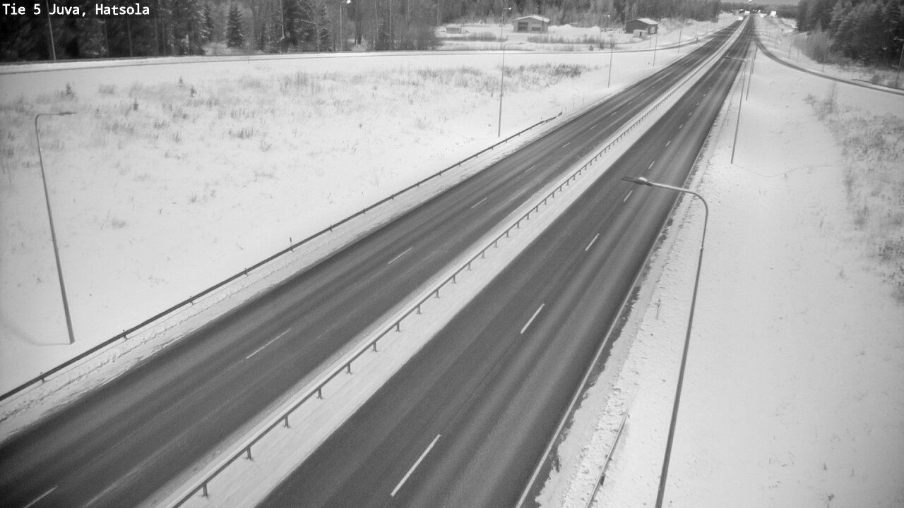 Weather Camera Image Väg 5 Juva, Hatsola, Juva, Etelä-Savo