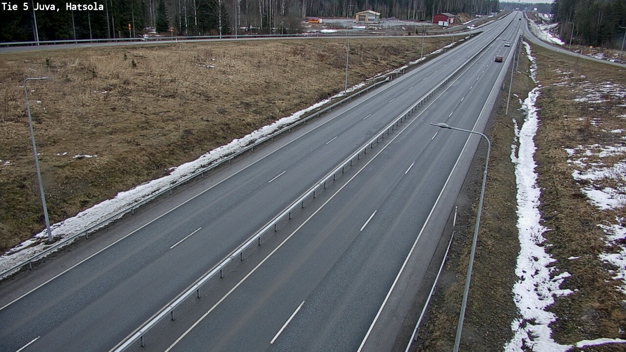 Weather Camera Image Road 5 Juva, Hatsola, Juva, Etelä-Savo