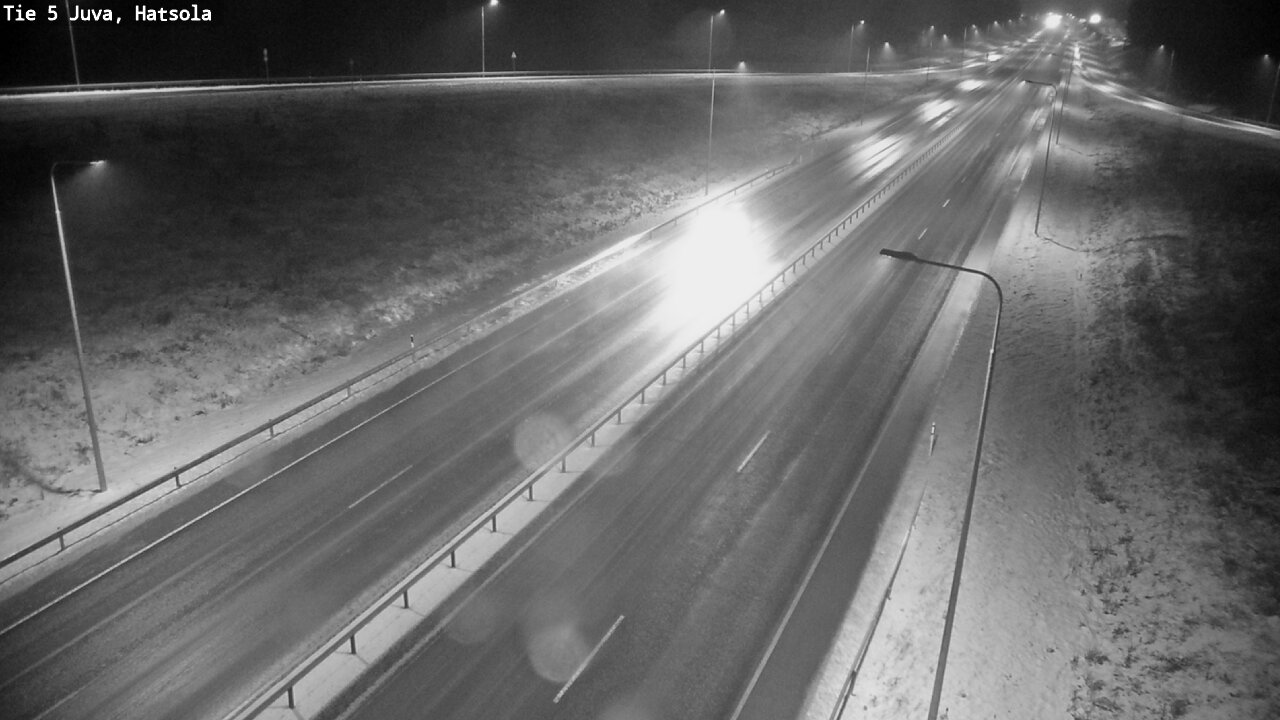 Weather Camera Image Väg 5 Juva, Hatsola, Juva, Etelä-Savo