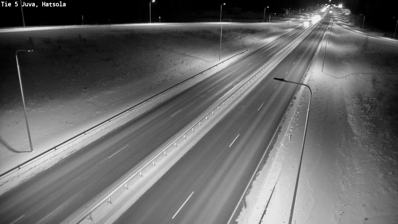 Weather Camera Image Väg 5 Juva, Hatsola, Juva, Etelä-Savo