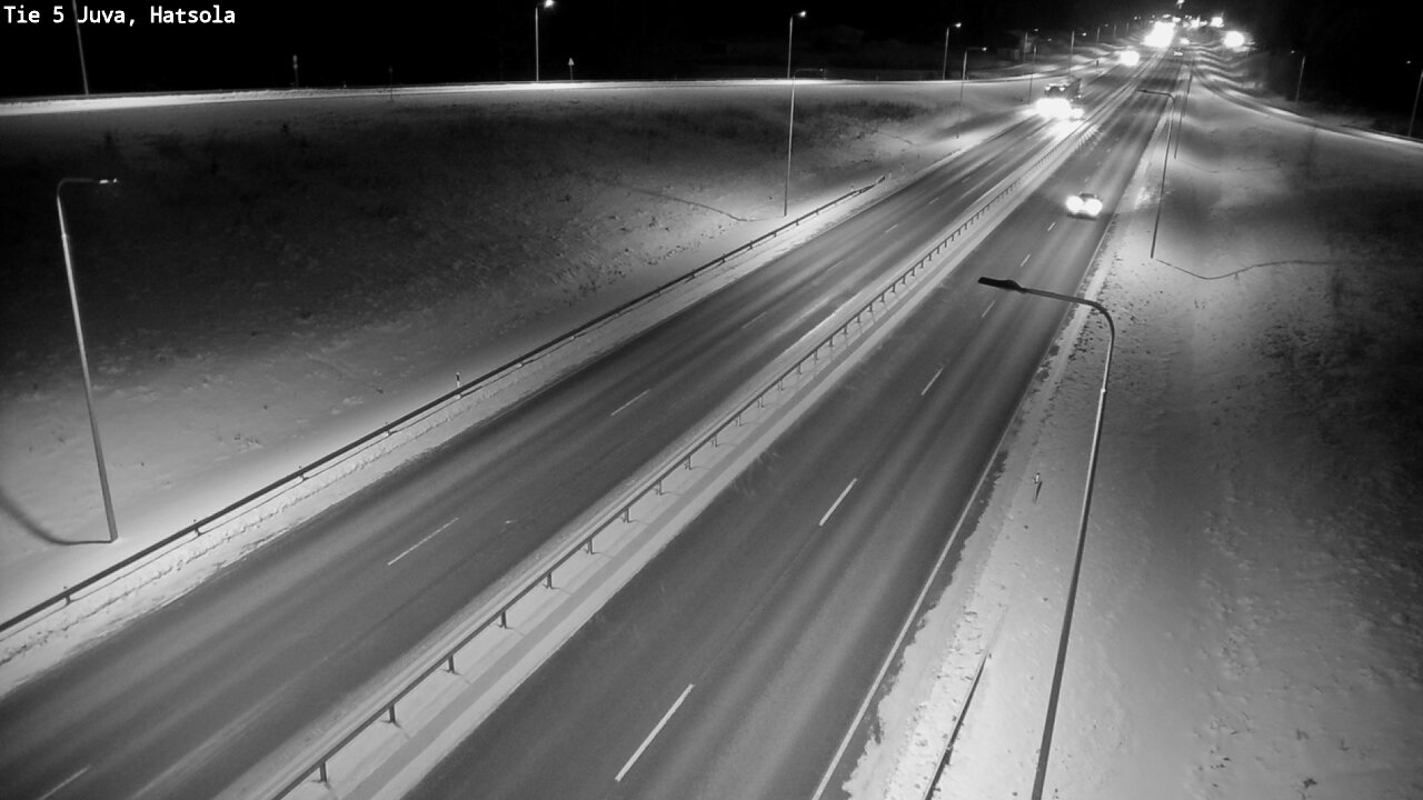 Weather Camera Image Väg 5 Juva, Hatsola, Juva, Etelä-Savo