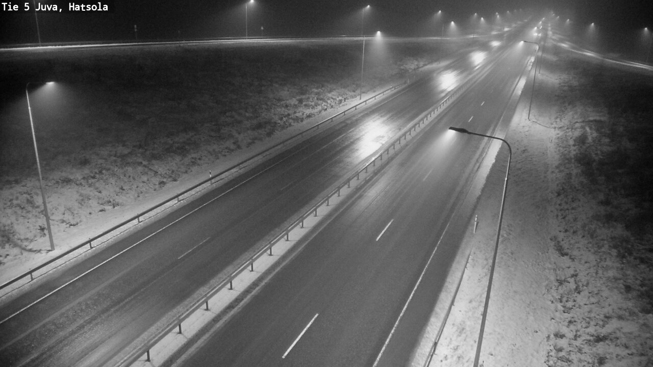Weather Camera Image Väg 5 Juva, Hatsola, Juva, Etelä-Savo