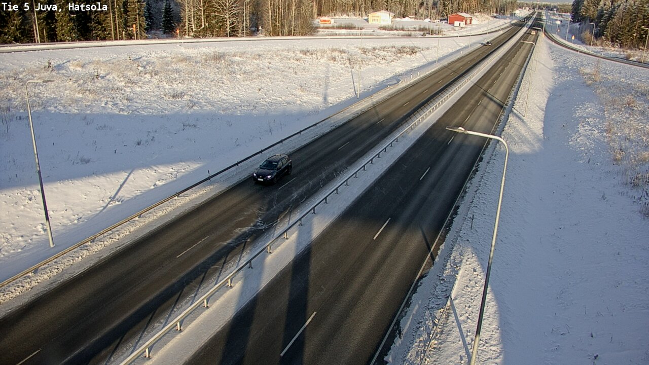 Weather Camera Image Road 5 Juva, Hatsola, Juva, Etelä-Savo