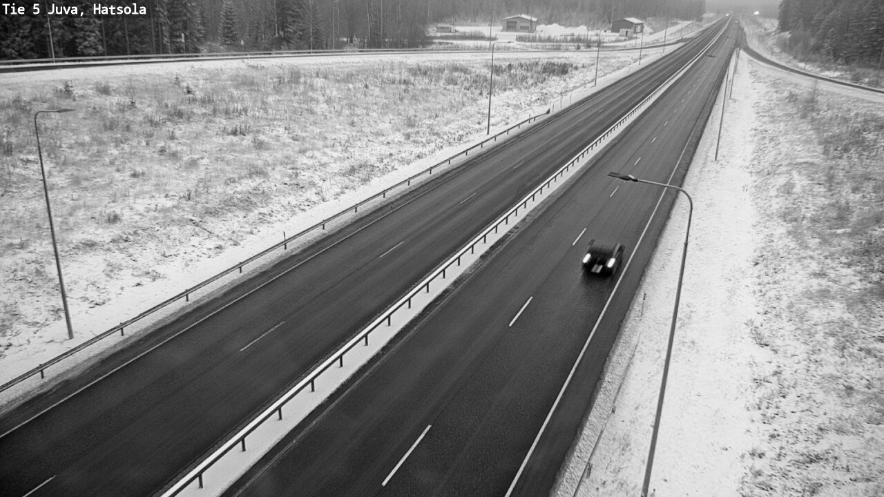 Weather Camera Image Väg 5 Juva, Hatsola, Juva, Etelä-Savo