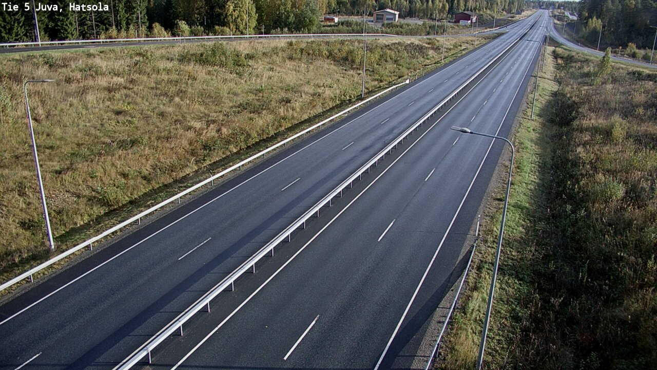 Weather Camera Image Road 5 Juva, Hatsola, Juva, Etelä-Savo