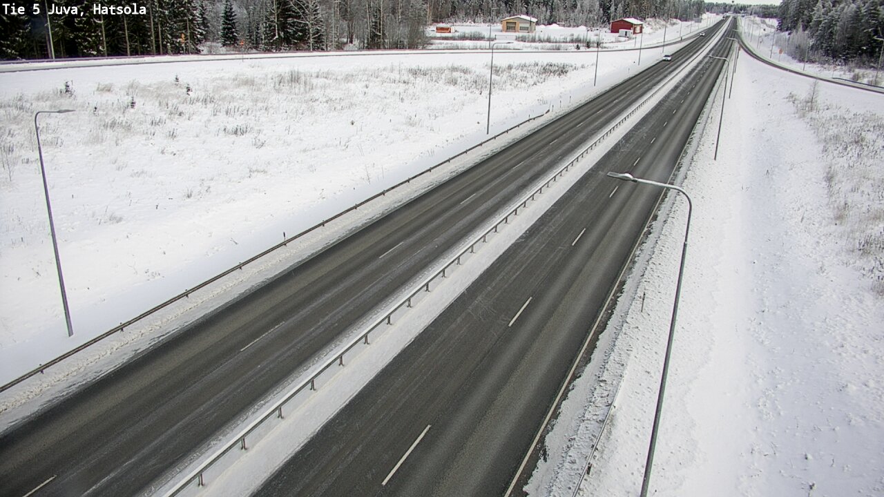 Weather Camera Image Road 5 Juva, Hatsola, Juva, Etelä-Savo